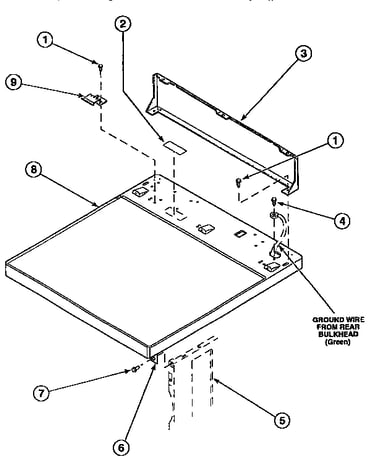 Control  hood rear panel
