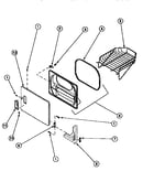 Loading door w/drying rack