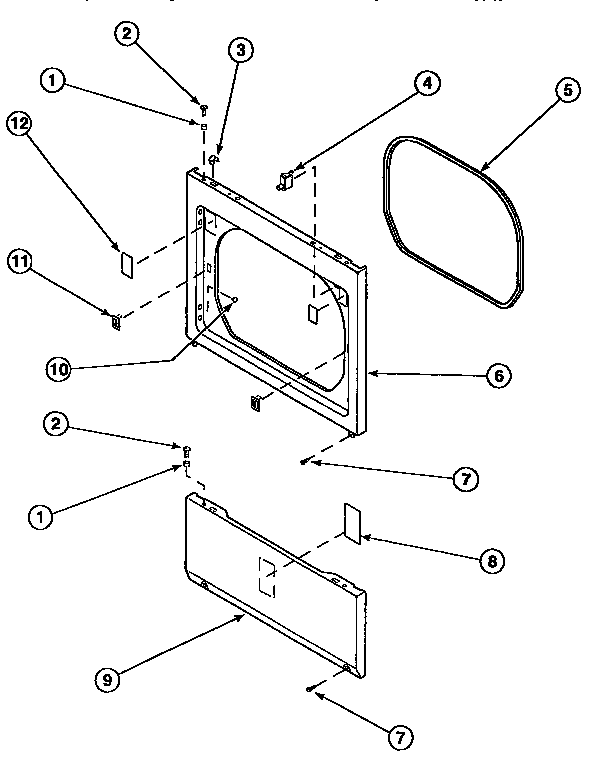 Lower access and front panel