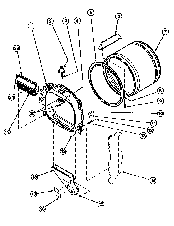 Front bulkhead/cylinder