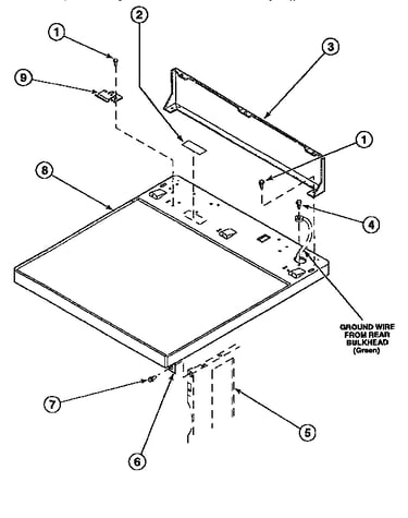 Control hood rear panel