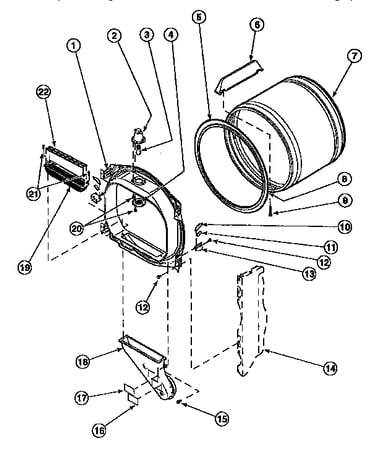 Front bulkhead/cylinder