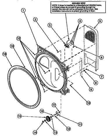 Rear bulkhead/terminal block
