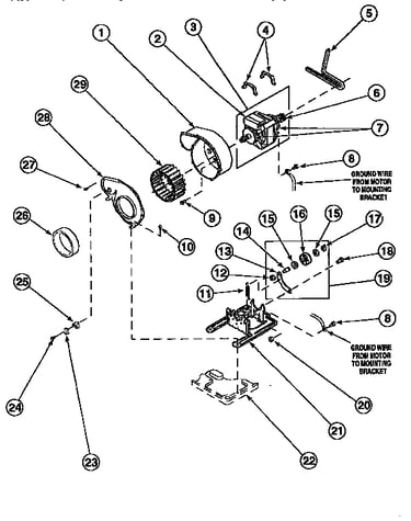 Motor, exhaust fan and belt