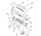 Amana LE8567L2-PLE8567L2 control hood and controls diagram