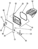 Loading door w/drying  rack