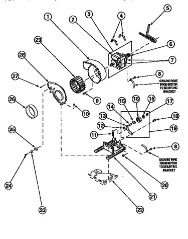Motor, exhaust fan and belt