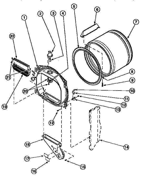Front bulkhead/cylinder