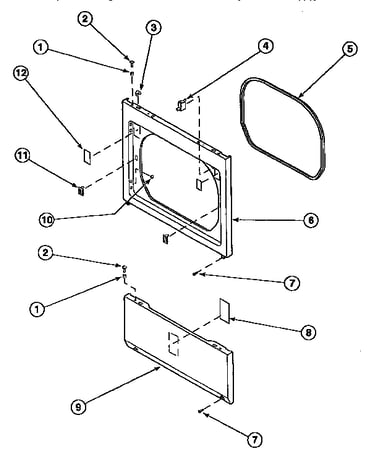Lower access and front panel