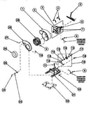 Motor, exhaust fan and belt