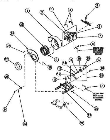 Motor, exhaust fan and belt
