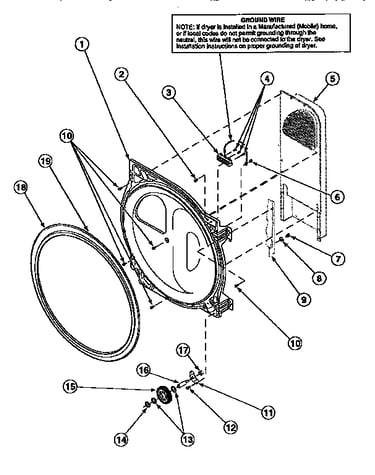 Rear bulkhead/terminal block