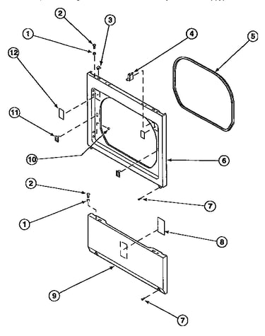 Lower access and front panel