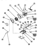 Motor, exhaust fan and belt