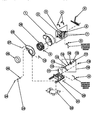 Motor, exhaust fan and belt