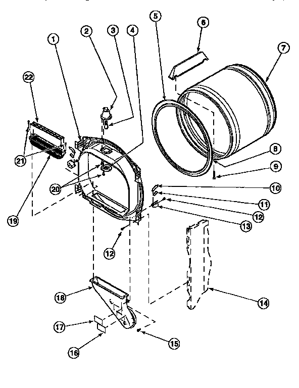 Front bulkhead/cylinder