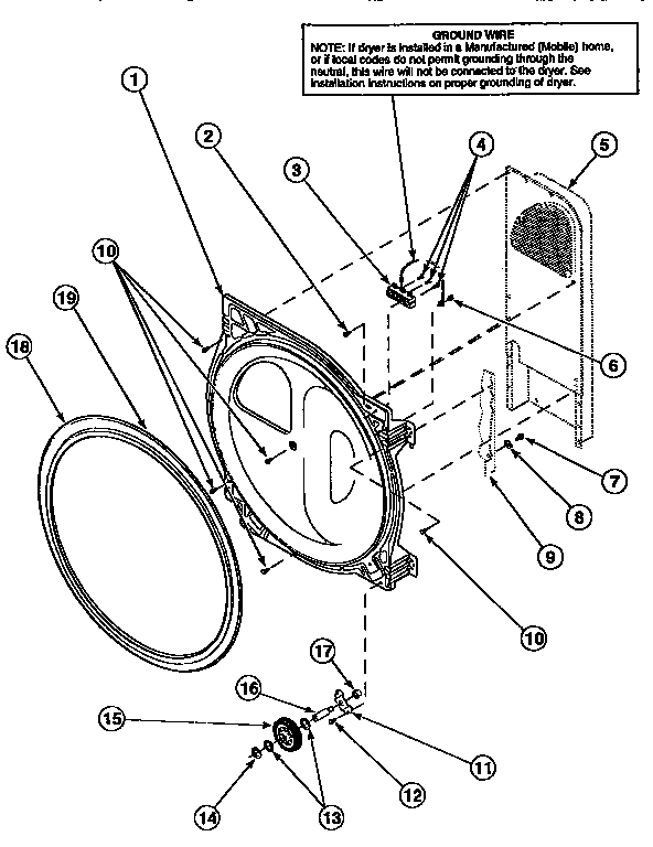 REAR BULKHEAD/TERMINAL BLOCK