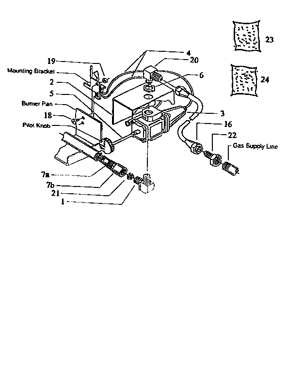Pilot kit nat. gas