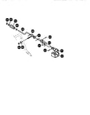 Chute control rod assembly