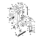 Frigidaire FRS26ZGEW3 cabinet diagram