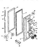 Refrigerator door