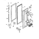 Frigidaire FRS26XGCD5 refrigerator door diagram