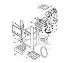 Frigidaire FRS26XGCW5 ice and water dispenser diagram