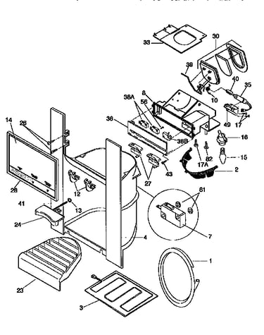 Ice and water dispenser