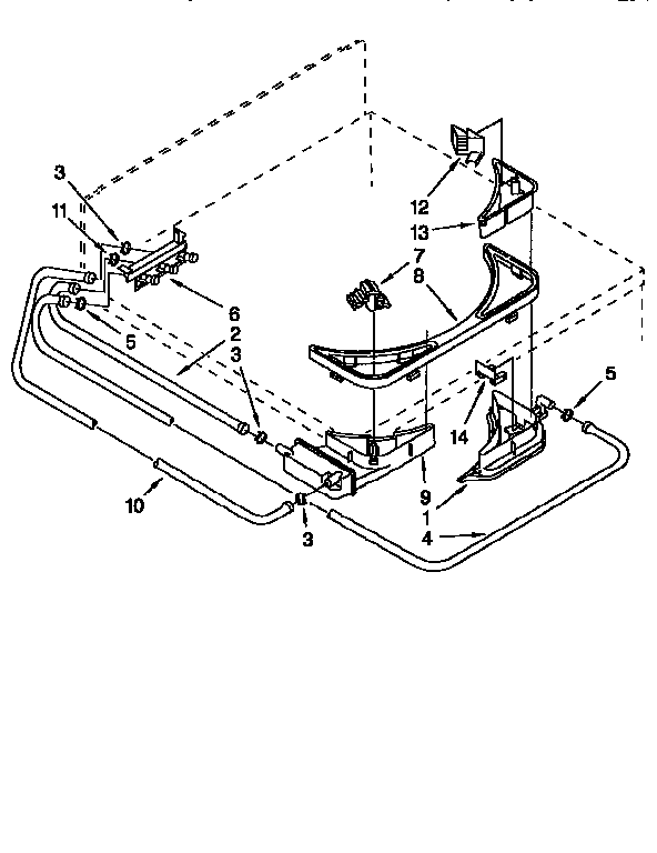 Detergent and rinse dispenser