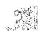 Kenmore 11632817690C hose and attachment diagram
