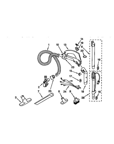 Hose and attachment