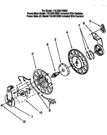 Power cord reel