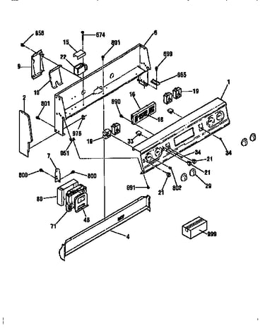 Backguard section