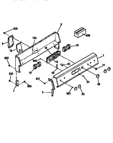 Backguard section