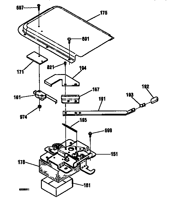 Door lock section