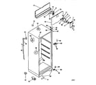 Kenmore 2539333091 cabinet parts diagram