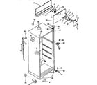 Kenmore 2539333011 cabinet parts diagram