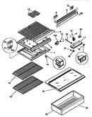 Shelf parts and seperator
