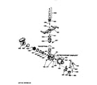 GE GSC1200T03AD motor-pump mechanism diagram