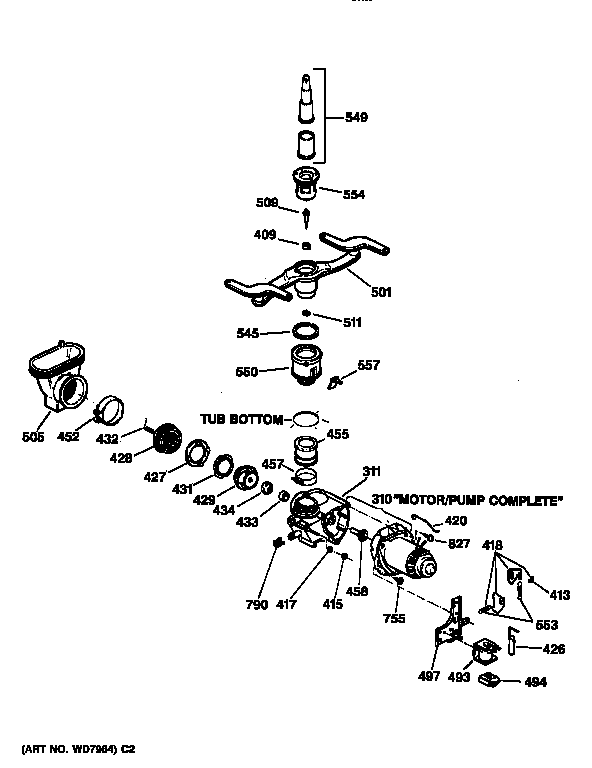 MOTOR-PUMP MECHANISM