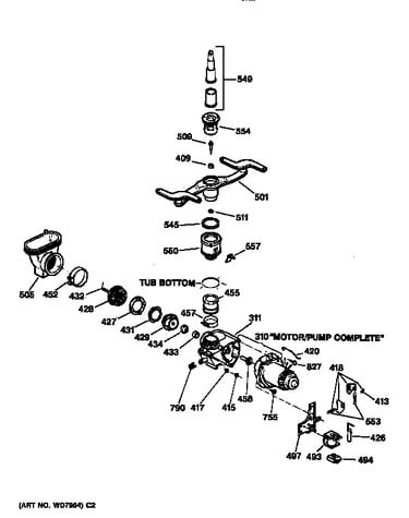 Motor-pump mechanism