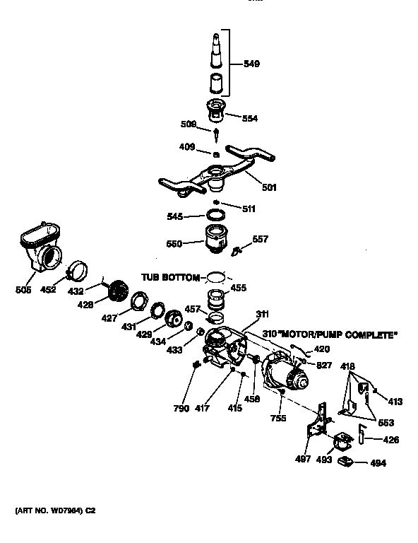 Motor-pump mechanism