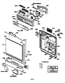 Escutcheon & door assembly