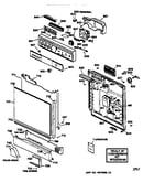 Escutcheon & door assembly