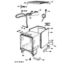 GE GSC1200T04WH case & hoses diagram