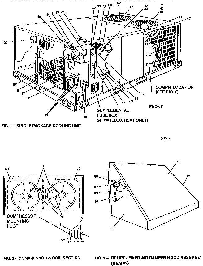 Single package cooling units