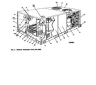 York D3CE120E03625MEB/MRB front view- single cooling unit diagram
