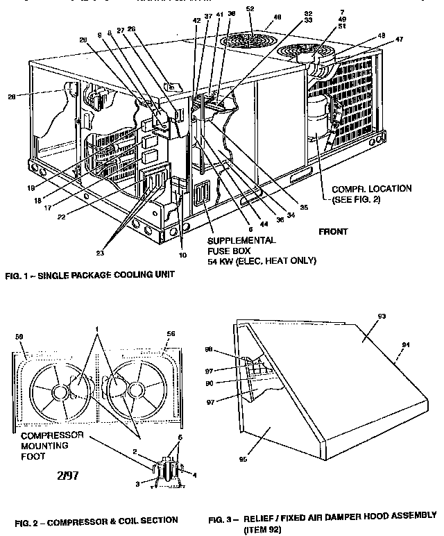 Single package cooling units