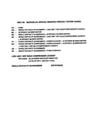 Special modified product options