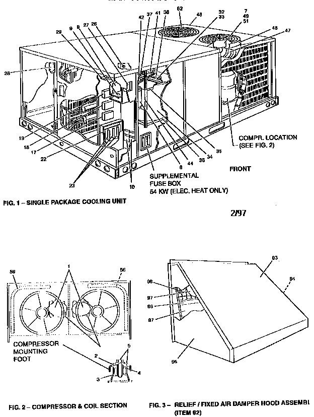 Single package cooling units